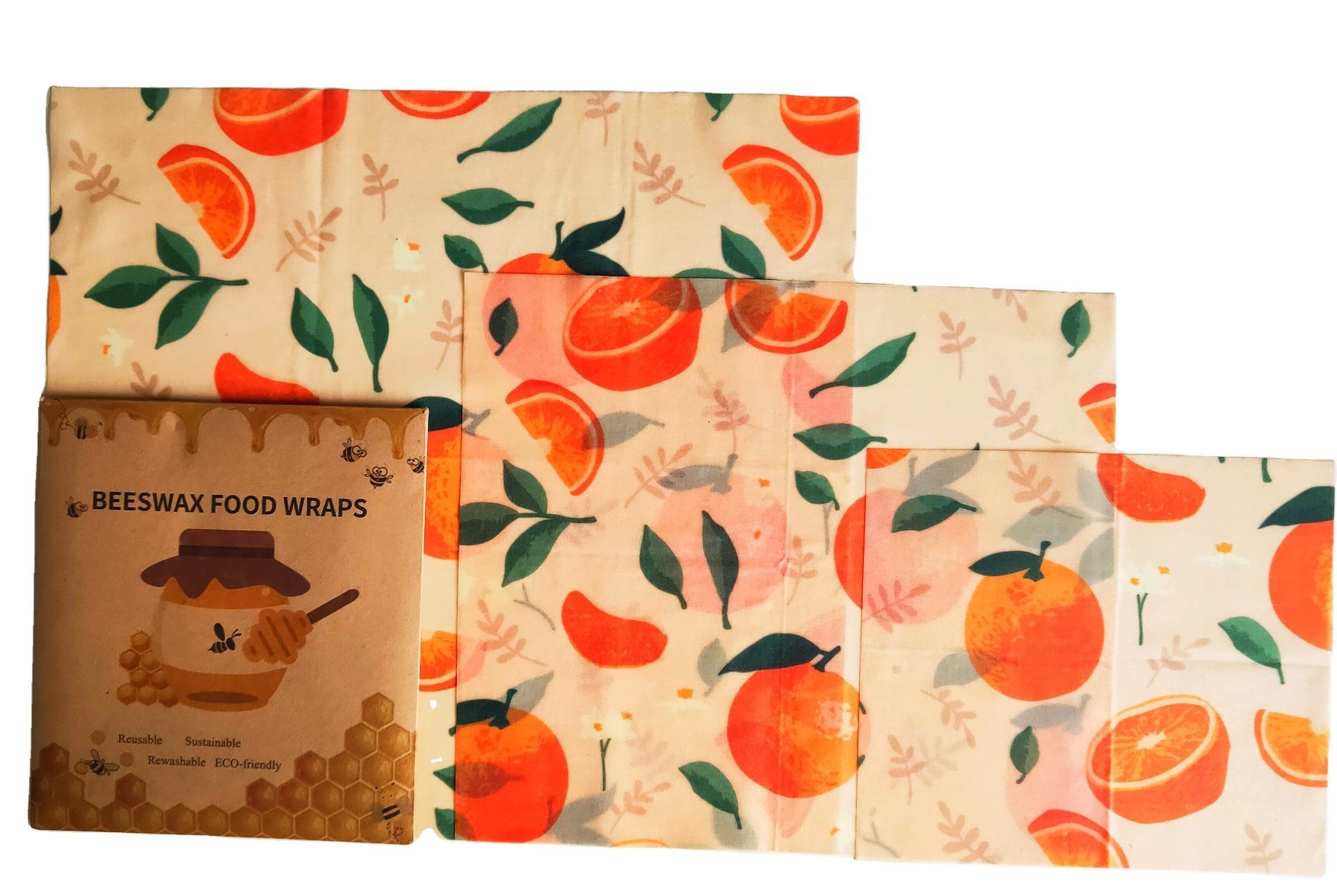 Altro per cucinare: 3er Set Bienenwachstücher - Neutral – Nuovo e nell'imballaggio originale da Werdenberg venduto da EXA-Homeware 1