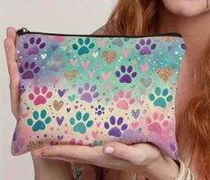 Nessesaire-Kosmetiktasche-Etui-Kulturbeutel-Katzenpfoten