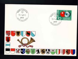 CH FDC Satz 1968