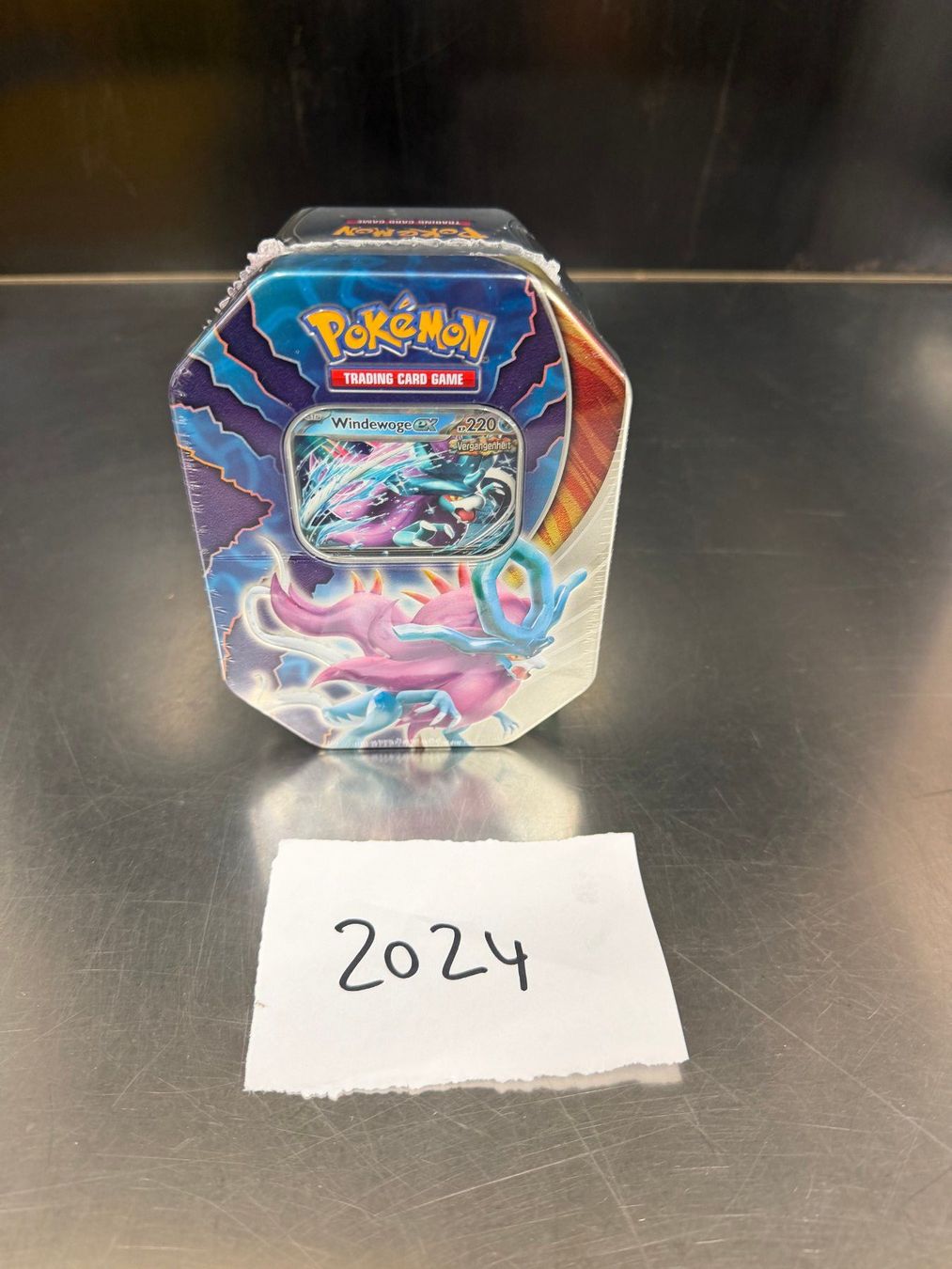 Pokémon Carte collezionabili: POKEMON-TIN BOX-WINDEWOGE EX-2024 – Nuovo e nell'imballaggio originale da Frick venduto da RC2367