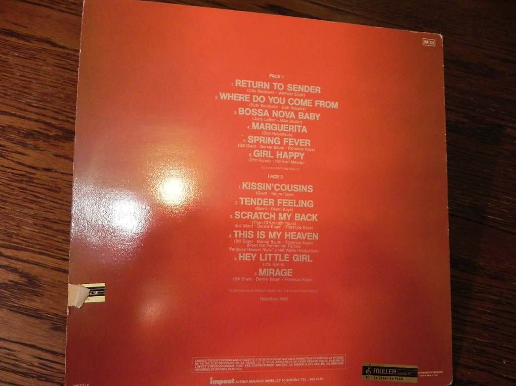 Dischi in vinile: Elvis Presley - Volume 4 - Lp – Usato da la Chaux-de-Fonds venduto da Lampe 1