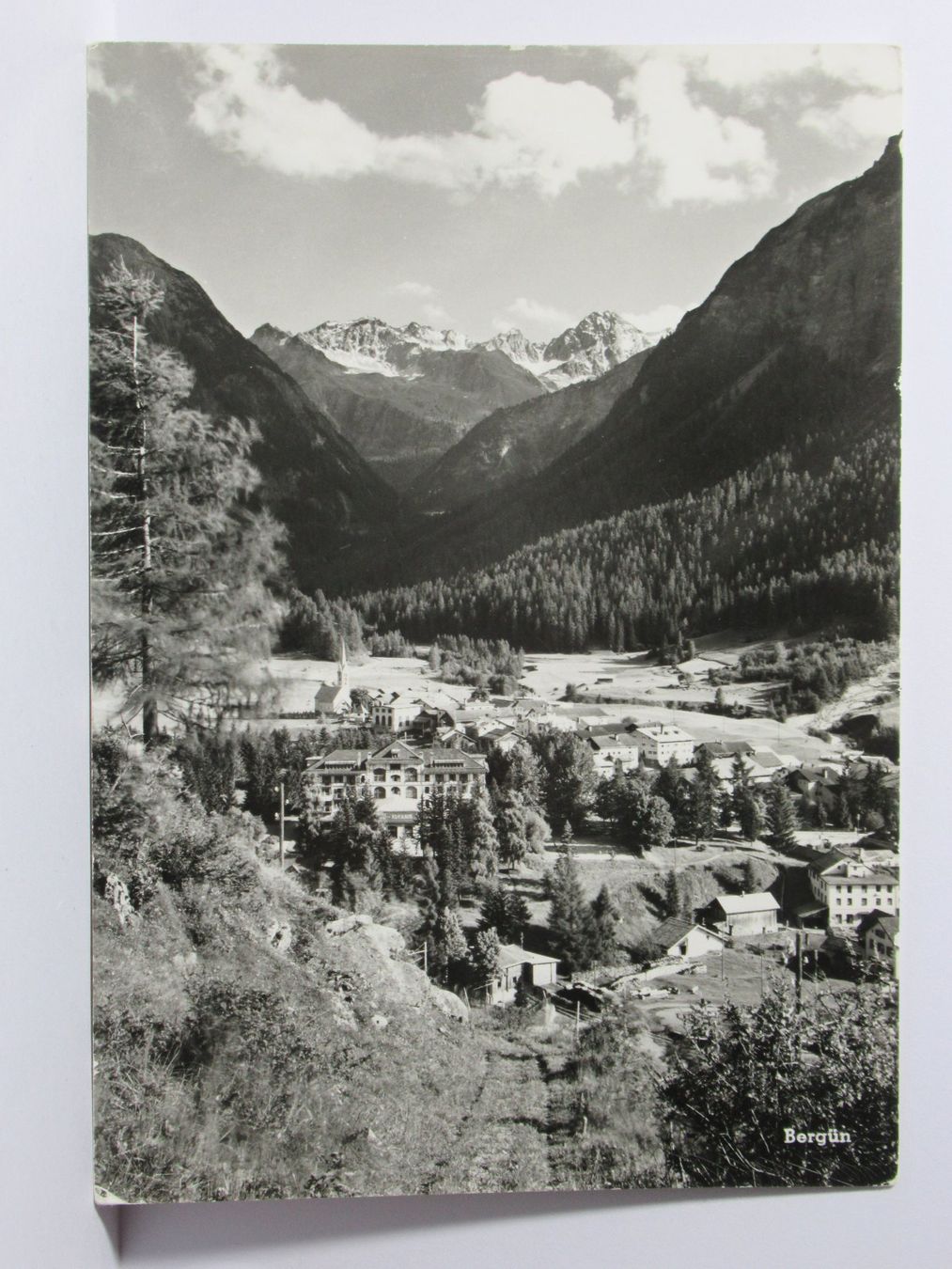 Cartes postales: Bergün , Kirche  1968 – D'occasion à Grenchen par Bluemchen1900 1