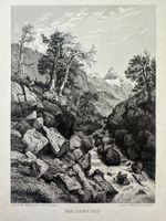 Stahlstich Languard Georgy Neumann