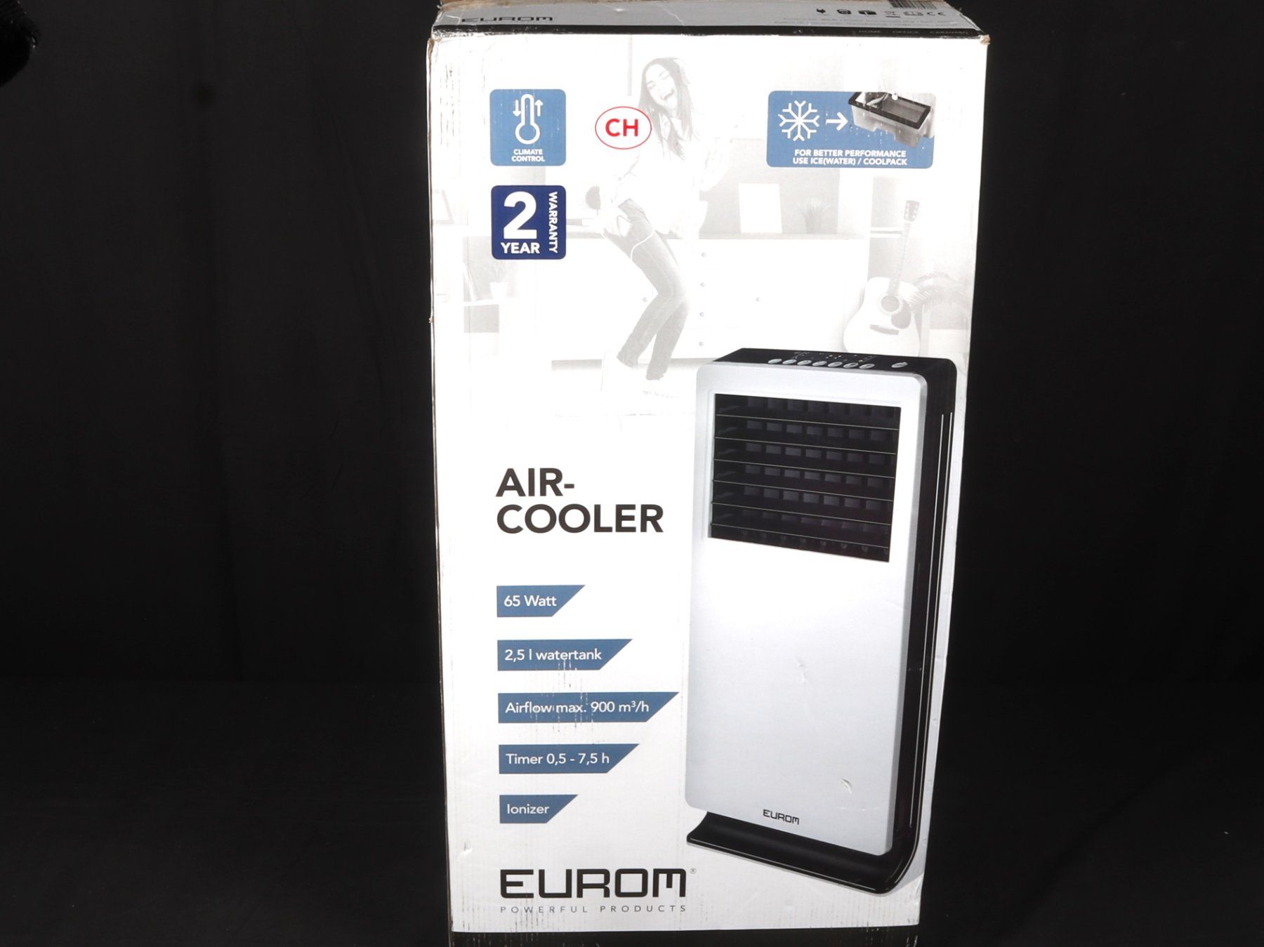 Luftreiniger: EUROM Aircooler Swiss plug – Gebraucht aus Steinen von