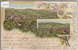 Gruss aus Kulm - Litho