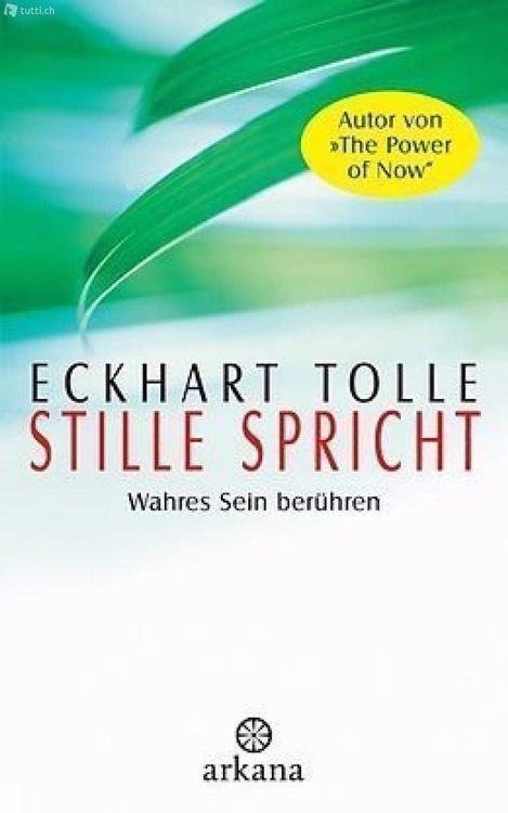 Libri: Stille spricht Eckhart Tolle – Nuovo e nell'imballaggio originale da Flawil venduto da Glueck4you