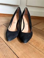 Pumps schwarz Wildleder v. 5th Avenue Gr. 39 - 10cm Absatz