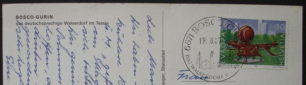 Cartoline postali: BOSCO-GURIN – Usato da Jona venduto da philajona 1