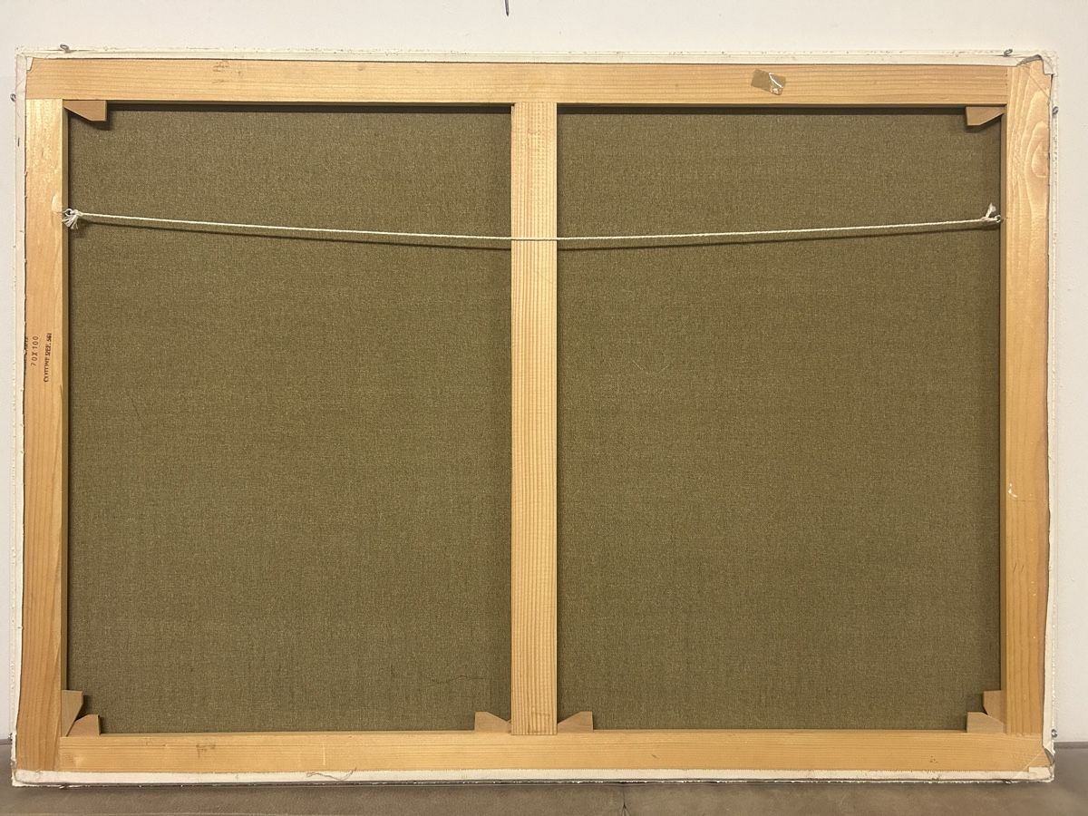 Gemälde: Abstraktes Ölgemälde , Unikat, signiert – Gebraucht aus Glarus von KunstWerkEr-LS87 7