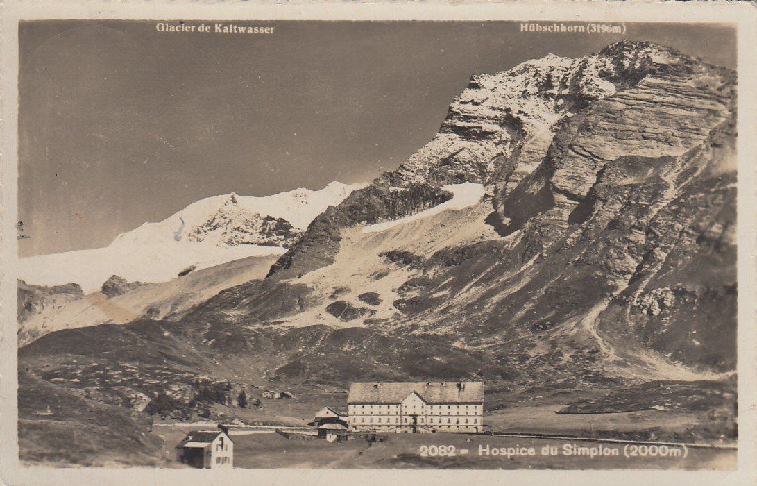 Cartoline postali: Simplon - Hospiz  VS   -    5  diverse Ansichtskarten – Usato da Brig venduto da Valcards54 2