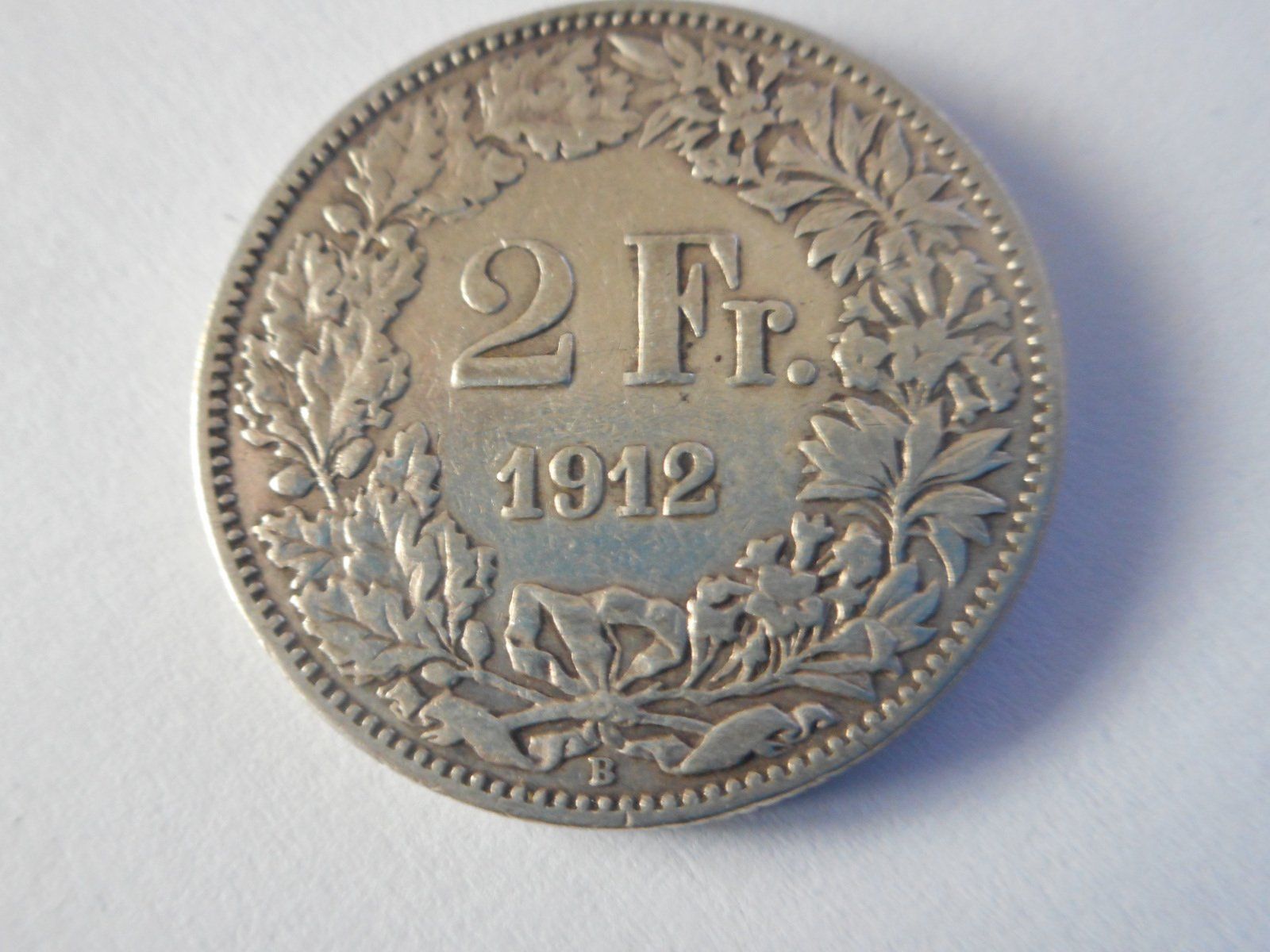 Toutes les monnaies: 2 Fr. 1912 silber  rar – D'occasion à Kriegstetten par pizlad2010 1