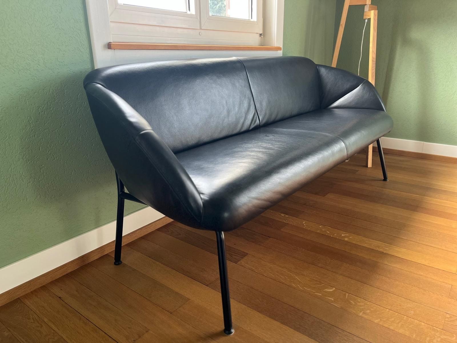 Interio Divani: Designer Leder Sofa in sehr gutem Zustand – Usato da Winterthur venduto da urs_y27y