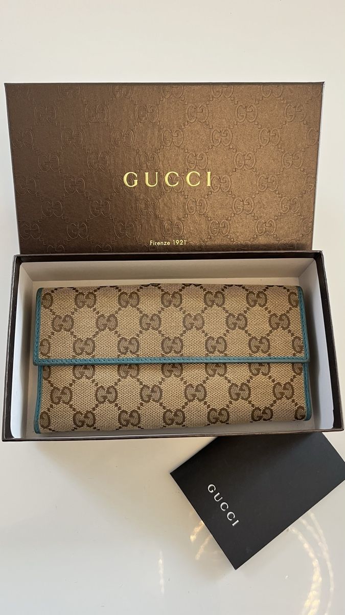 Gucci Portamonete: Original lLong wallet gucci canvas leather  with replace db – Nuovo (secondo la descrizione) da Glattpark(Opfikon) venduto da Sbitizi 1