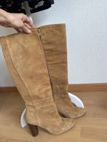 Damen Stiefel H&M Wildleder beige Grösse 40 