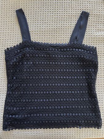 Navy lace top - size S - Made in Italy
