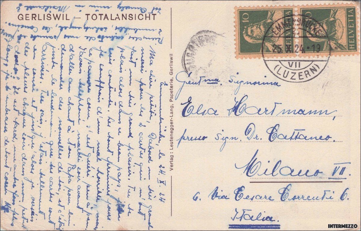 Cartes postales: Gerliswil LU // 1924 Totalansicht // Sommer – D'occasion à Basel par intermezzo12 1