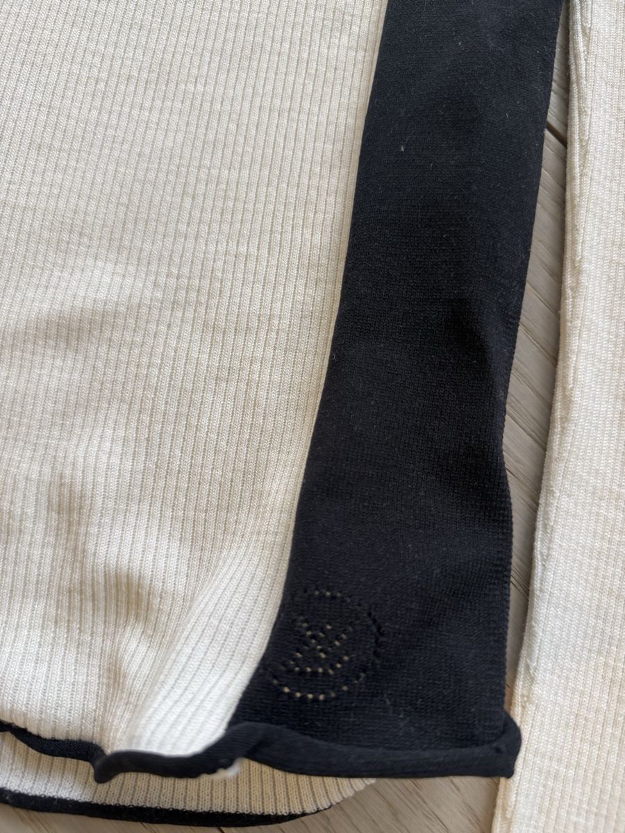 Louis Vuitton Pullover & Sweatshirts: Pull col roulé Louis Vuitton crème noir taille M – Neu (gemäss Beschreibung) aus Genève von iry_67wr 3