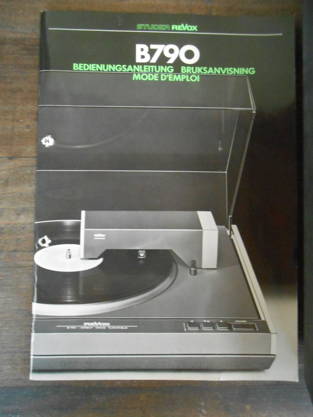 Revox Giradischi: Studer Revox  Plattenspieler B790 – Usato da Ammerswil AG venduto da flow06 3