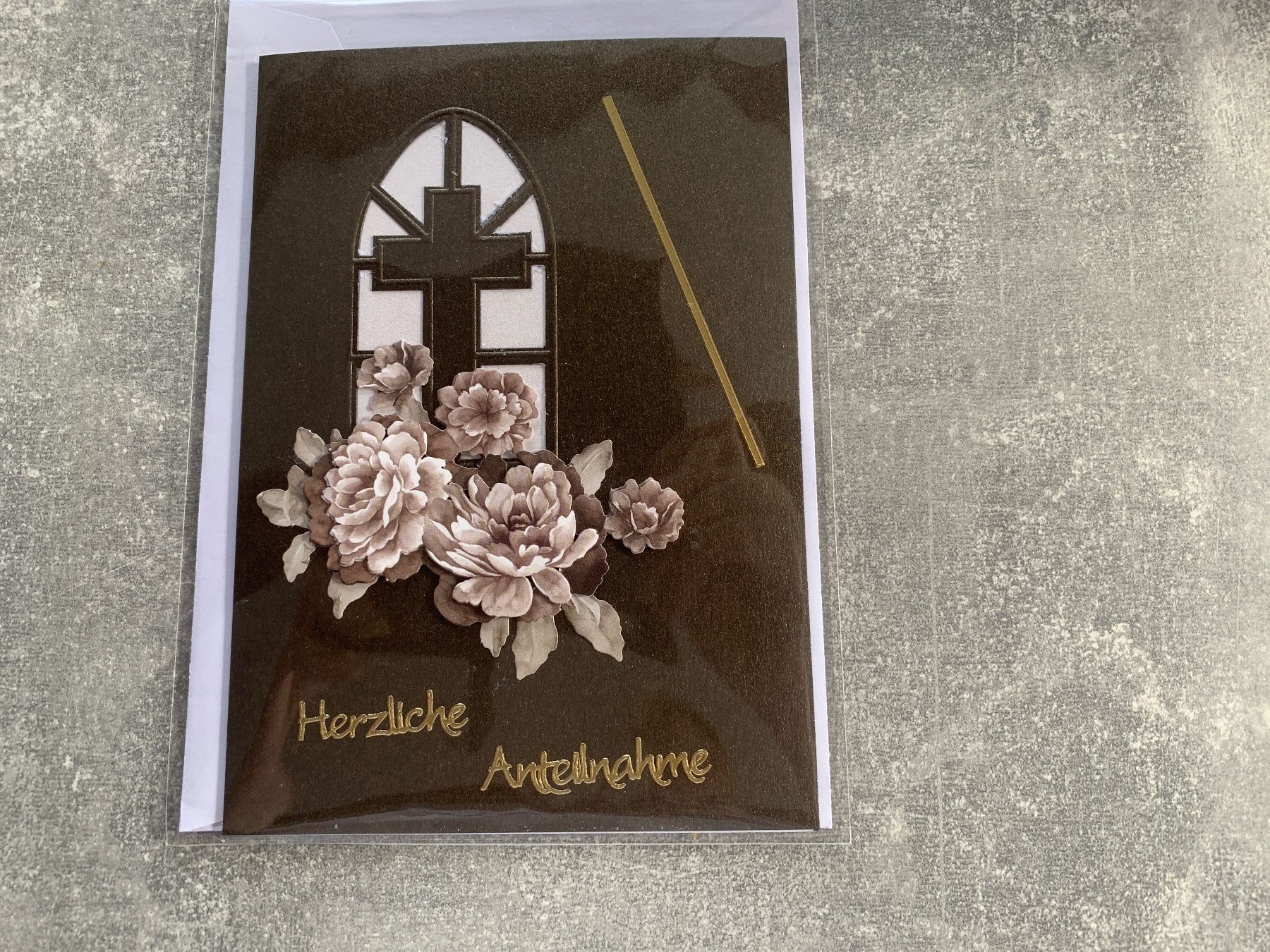 Karten: Trauerkarte / Handarbeit – Neu und originalverpackt aus Amriswil von SCHLOSSGEISTLI