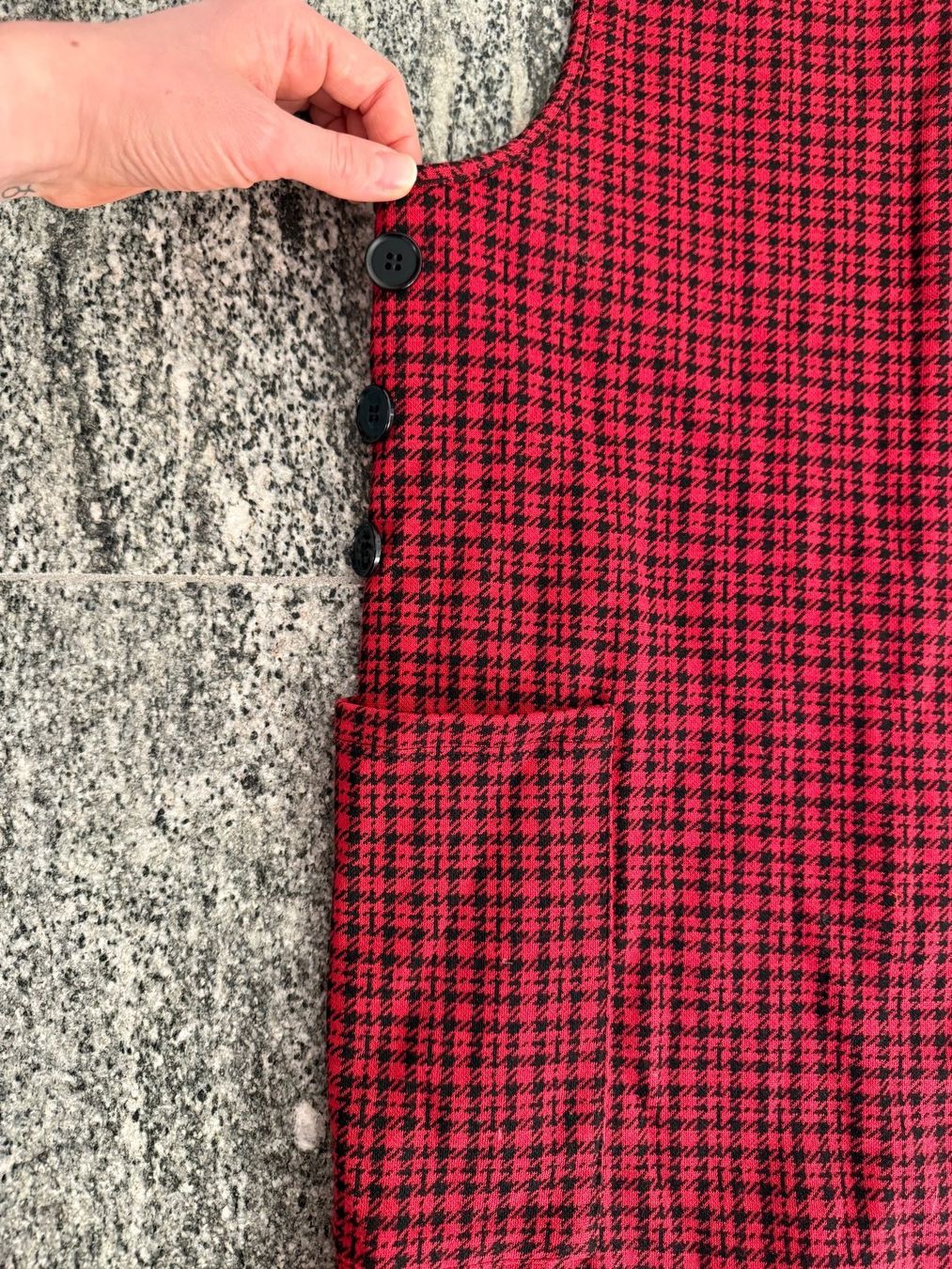 Tezenis Vestiti: Red checkered Tezenis womens dress – Usato da S. Vittore venduto da via_h2nb 2