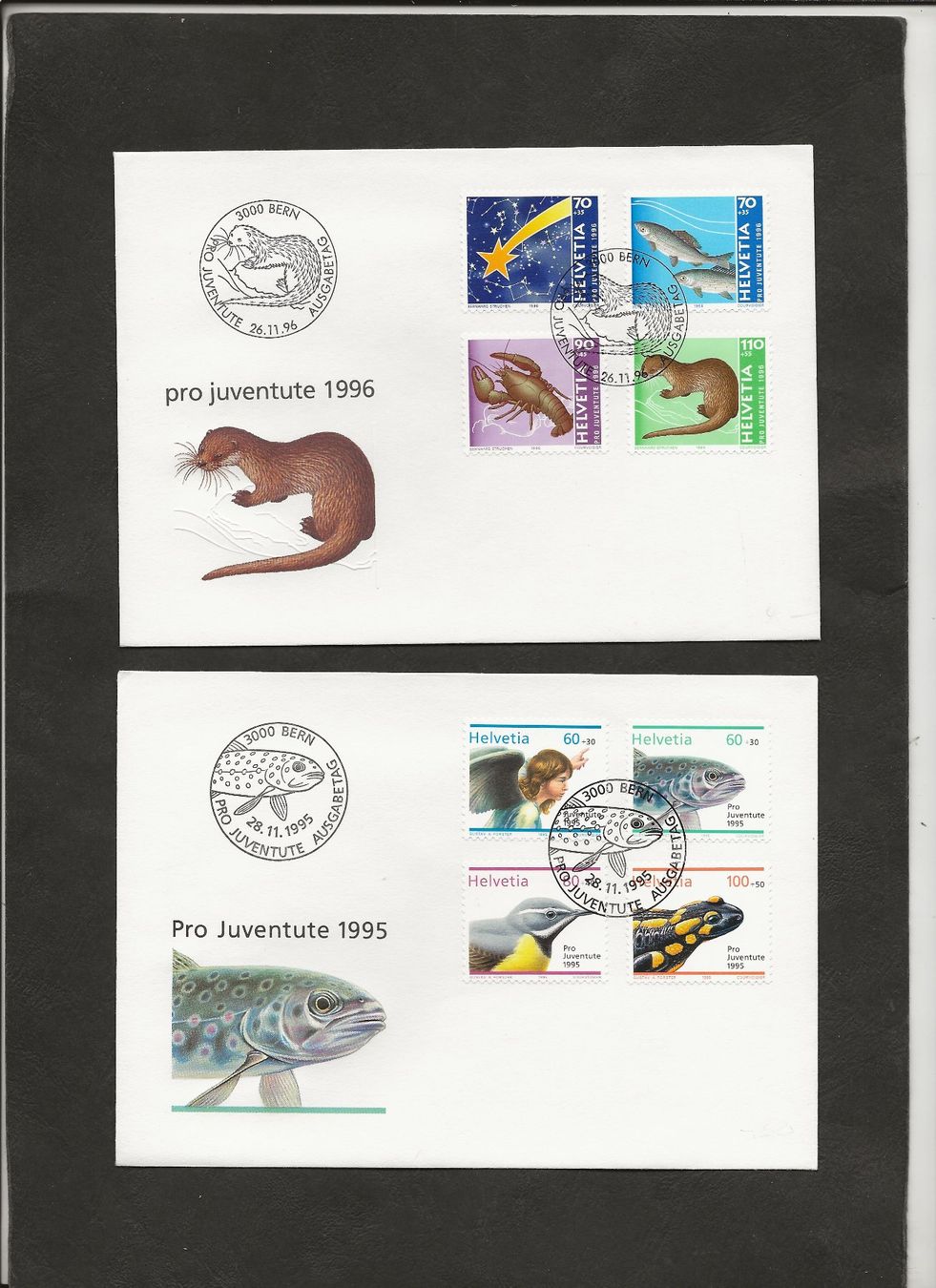 Tutti i francobolli: Schweiz Pro Juventute FDC 1983 bis 1998 – Usato da Au ZH venduto da xelagreb01 2