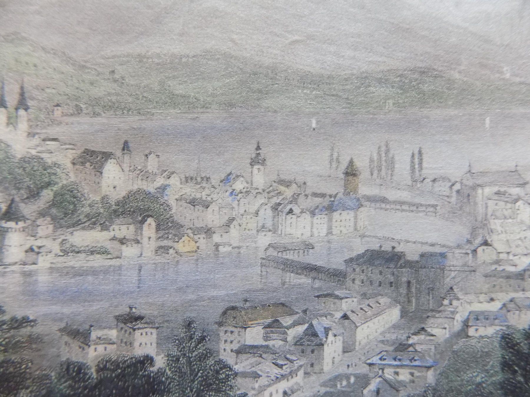 Incisioni: Luzern Rigi von Bartlett – Usato da Risch venduto da Antikfee 7