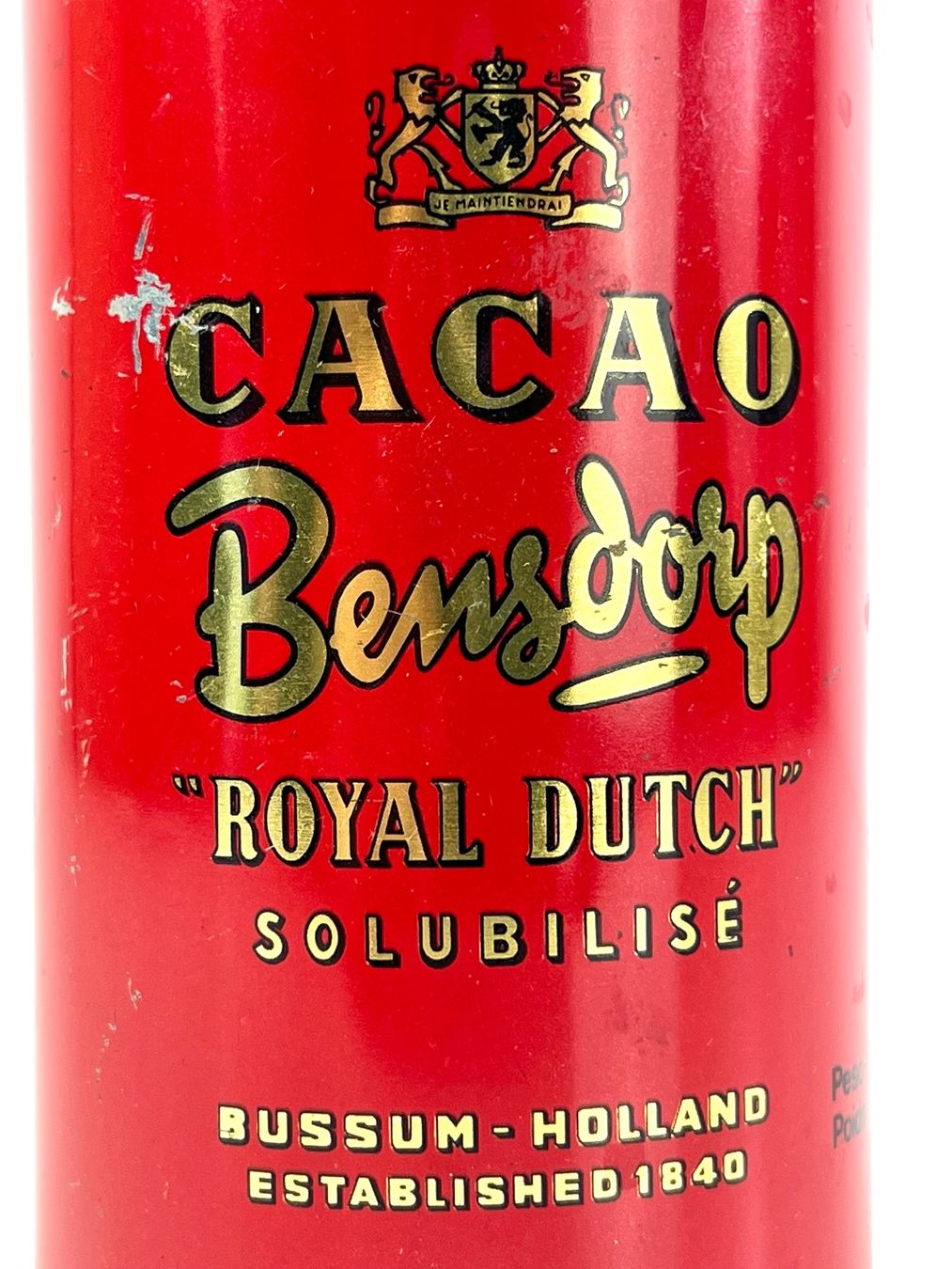 Dosen: Blechdose BENSDORP CACAO, Genua 1985 – Gebraucht aus Zürich von Arche_Brockenhaus 2