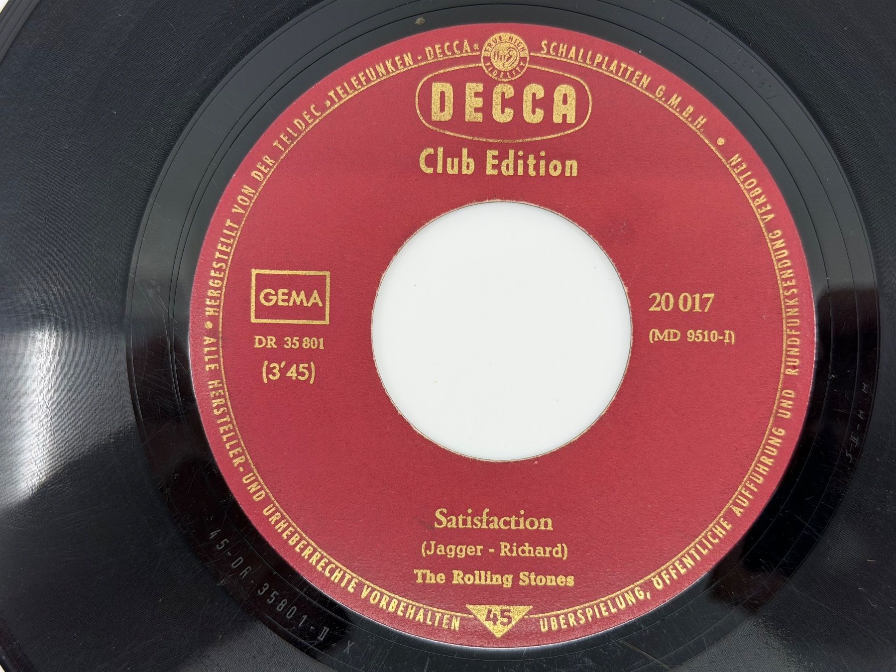 Dischi in vinile: The Rolling Stones  Satisfaction - Vinyl, 7", 45, Single – Usato da Winterthur venduto da Roli56 3