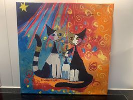 Bild von Rosina Wachtmeister auf massivem Holzrahmen