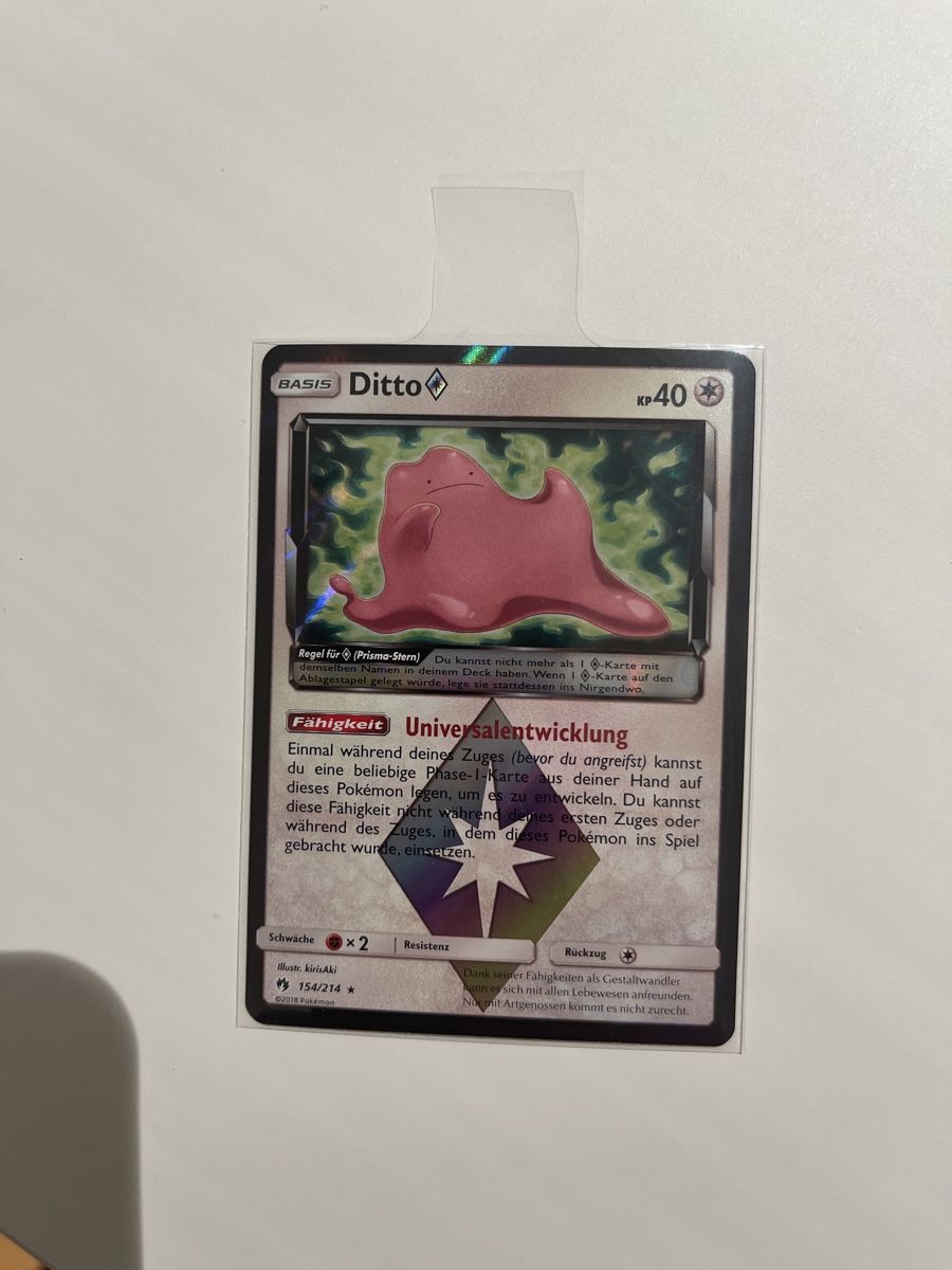 Pokémon Sammelbilder & Trading cards: Ditto Prism Star 154/214 – Lost Thunder – Neu (gemäss Beschreibung) aus Beringen von ago_6qnt