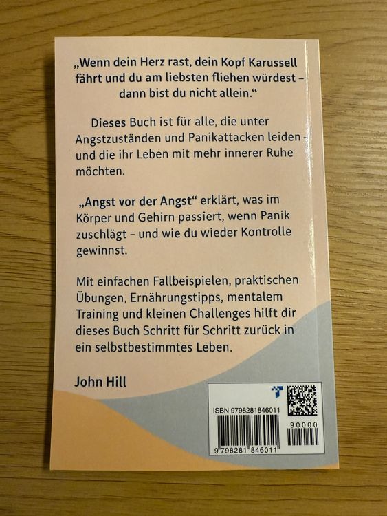 Libri: Angst vor der Angst - Umgang mit Angst und Panikattacken – Nuovo (secondo la descrizione) da Allschwil venduto da Fabio4491 1