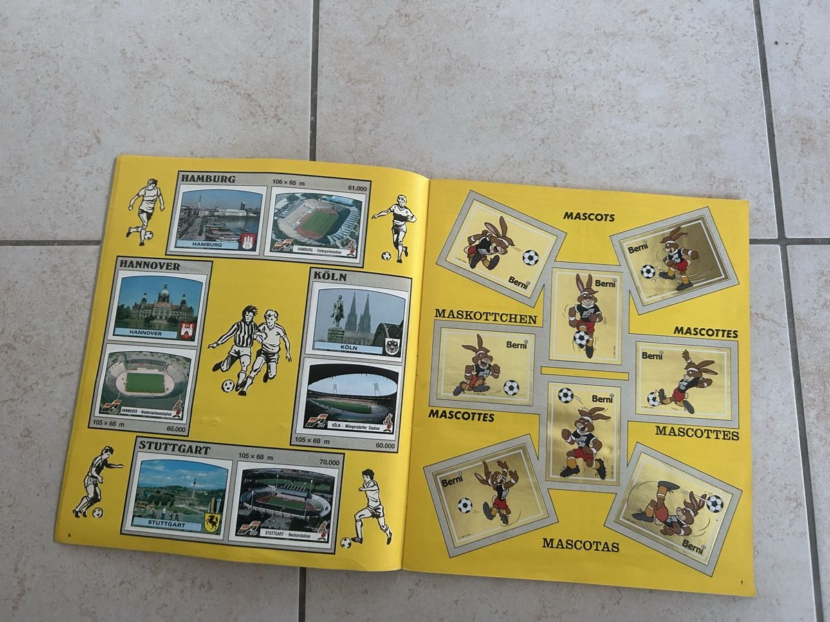 Panini Alben: Panini Euro 1988 komplett – Gebraucht aus Binningen von Flagello 4