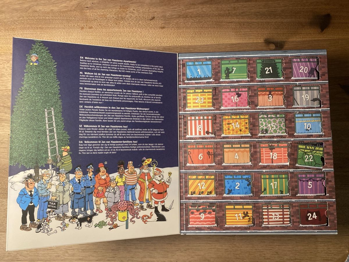 Puzzles: Adventskalender Puzzle, Jan van Haasteren – Gebraucht aus Malters von Lila-Nissie 1