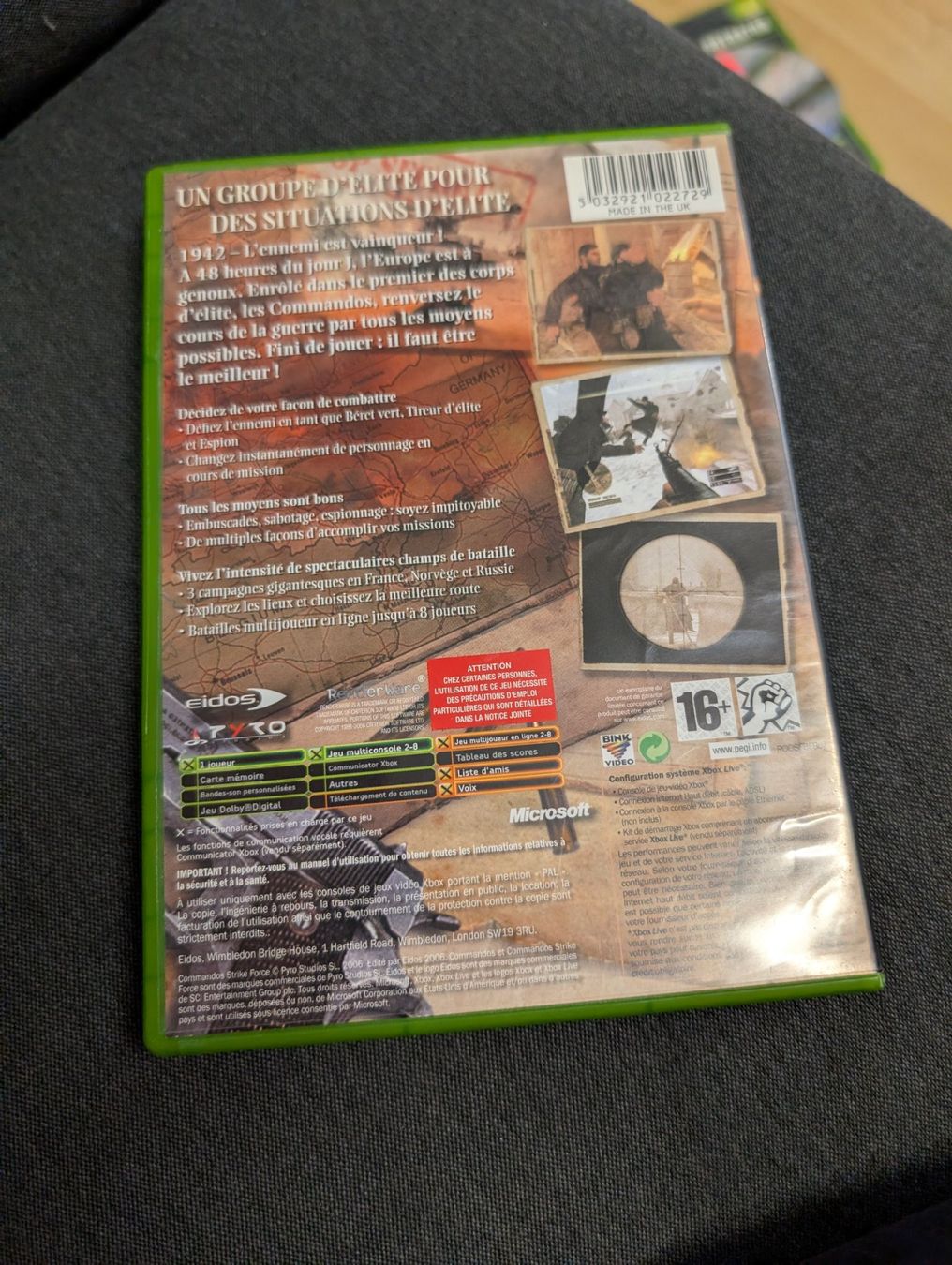 Jeux: Commandos strike force Microsoft Xbox – D'occasion à Giubiasco par Ticinerd 1
