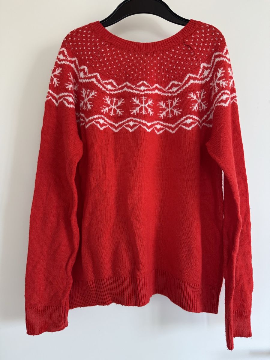 H&M Pullover & Sweatshirts: Pull d’hiver ou de Noël à flocon – Gebraucht aus Denens von sar_5wlm 1