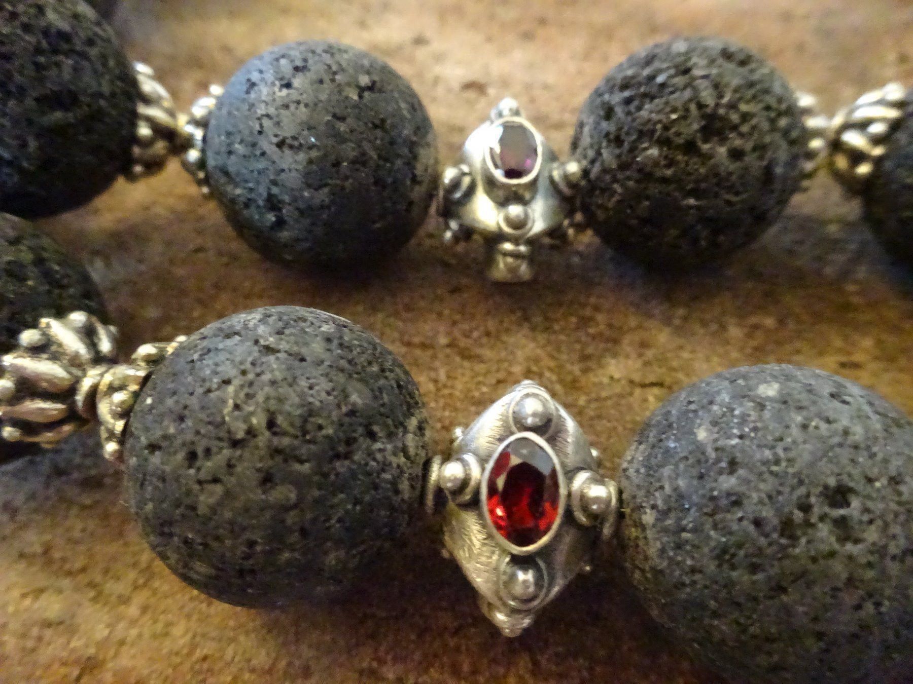 Ketten: Kette Lava Granat Amethyst / 925 S – Gebraucht aus Esslingen von FetteSchnecke 6