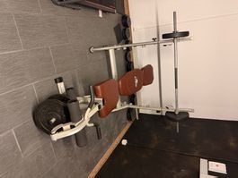 Panca pesi multifunzione Crane + set pesi vari💪🏋️‍♀️ Ot...