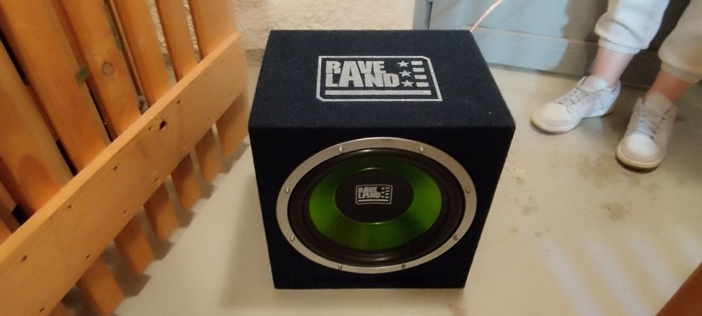 Ealtqund 200W Auto-Subwoofer Flachbau - Unter Sitz Montage Mit Verstärker 40-200Hz