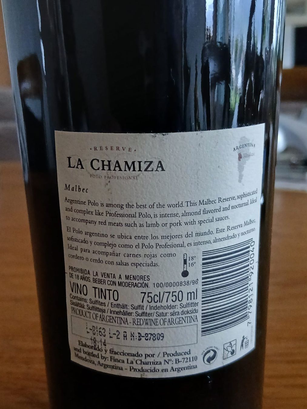 Vino: La Chamiza , 2007 Jg – Nuovo e nell'imballaggio originale da Sirnach venduto da Rkressig 1