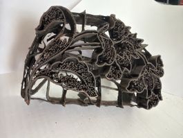 Indonesien: Batik Druckmodel Metall antik 
