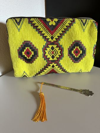 Ethno Tasche Kulturbeutel Kosmetiktasche handgefertigt