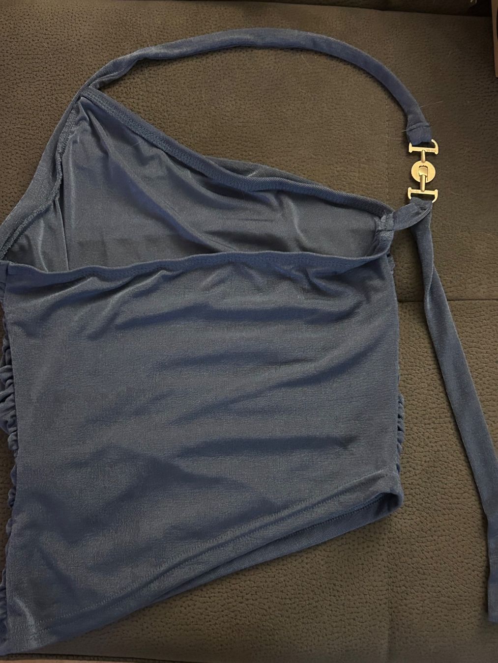 Top: SHEIN One-Shoulder Oberteil Blau Gr. M – Usato da Oberkulm venduto da angela_05 1