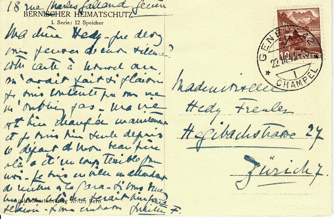 Cartoline postali: Kalchofen  1943 – Usato da Hochdorf venduto da Ziegel-16 1