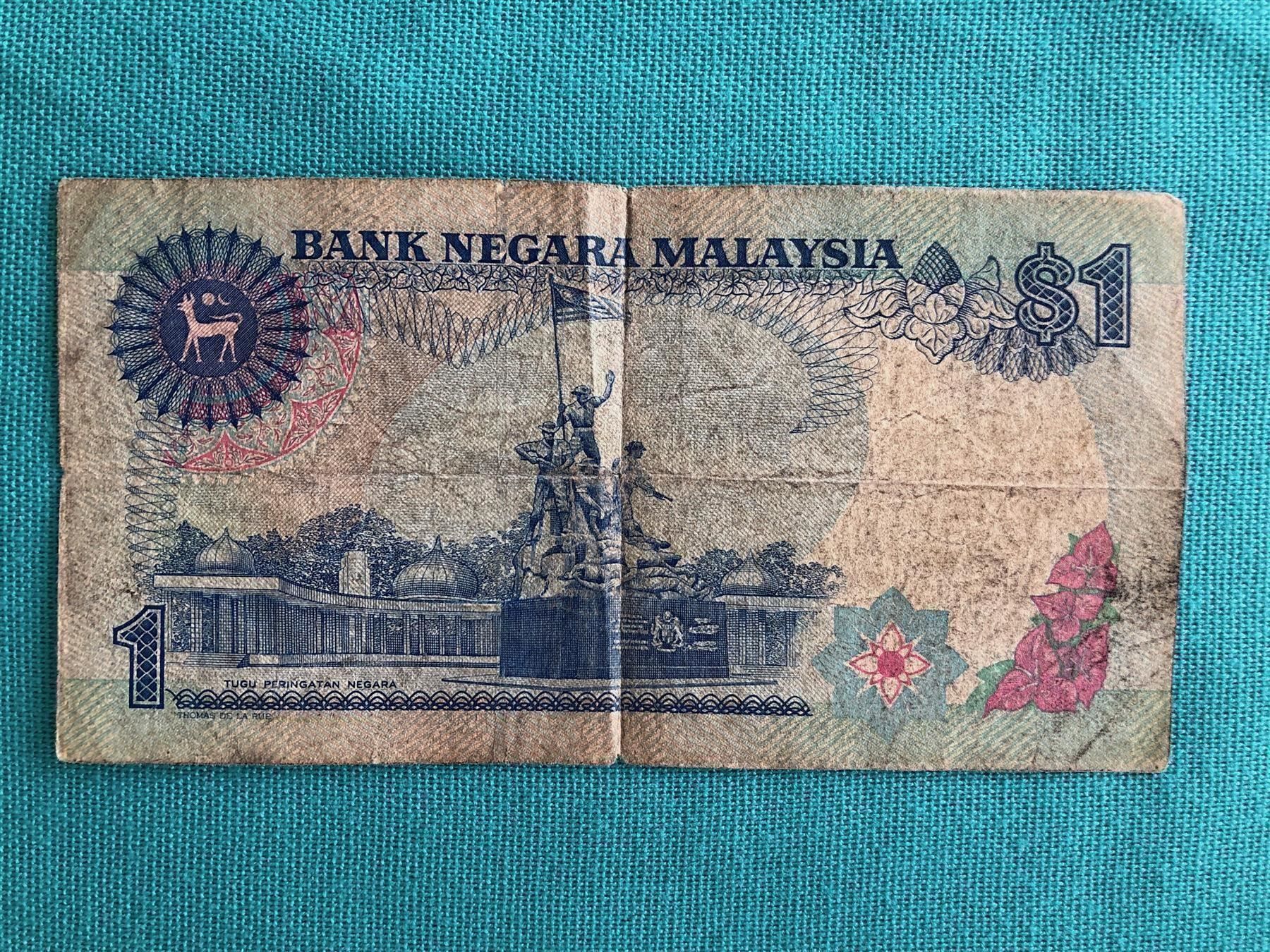 Banconote: 1$ Malaysia Banknote Satu Ringgit, SPEZ. – Usato da Steinhausen venduto da Super05 5