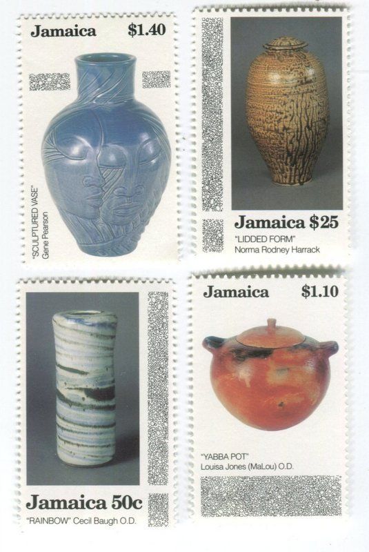Tutti i francobolli: Briefmarken "Keramik". Jamaika – Nuovo e nell'imballaggio originale da Basel venduto da Butsch5