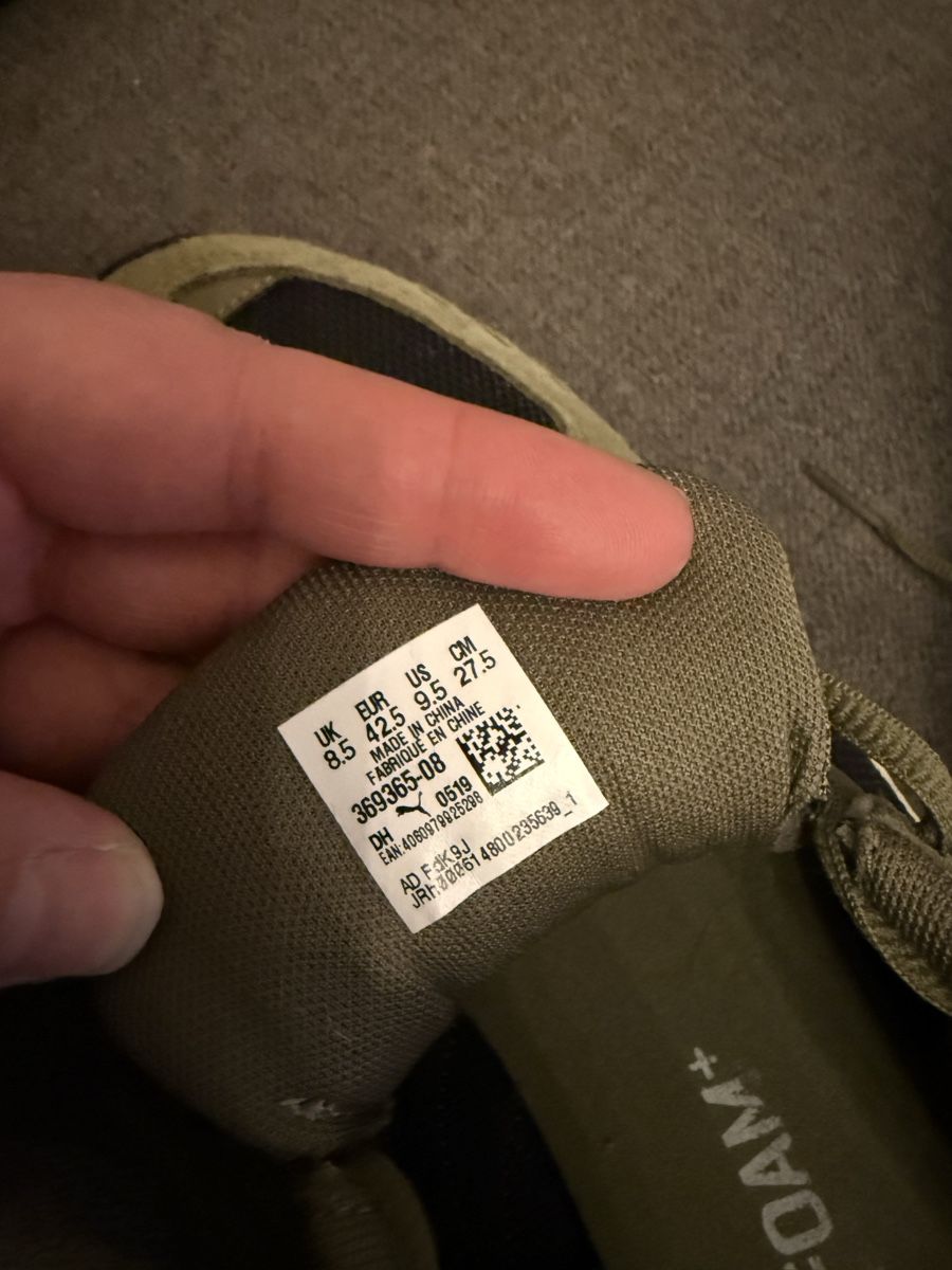 Puma Herrenschuhe: Puma Sneakers Verdi Tg. 42.5 Usate Poco – Gebraucht aus Chiasso von pri_yp8y 2