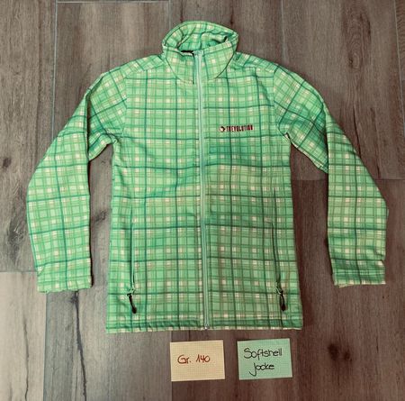 The Revolution Softshell Jacke, Gr. 140, grün