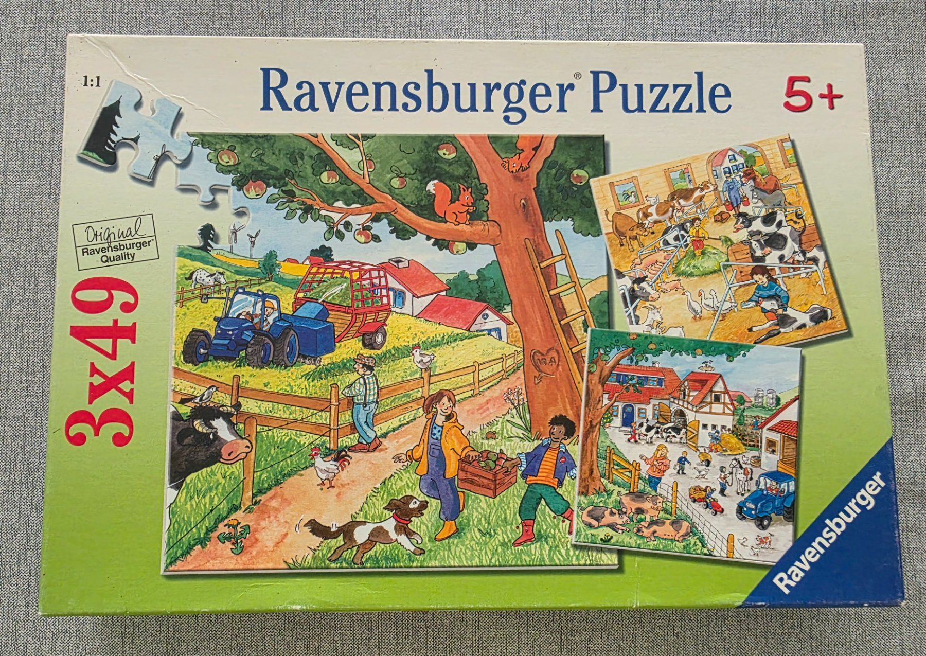 Ravensburger Puzzle: Set Puzzle 5+, 3x 49 Tl / pcs – Usato da Coldrerio venduto da dgv