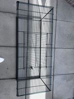 Hamsterkäfig glas/metall gebraucht