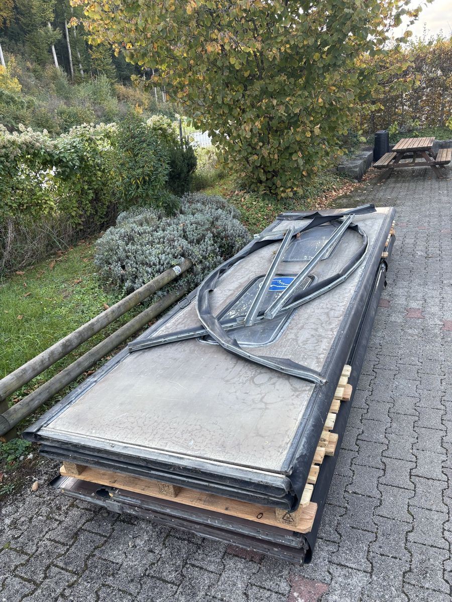 Porte: Schnäppchenpreis, Falttorelemente 2x, gebraucht – Difettoso da Stetten SH venduto da Mercwe50 5